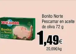 Cash FROIZ Bonito Norte Pescamar en aceite oferta