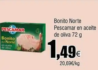 Cash FROIZ Bonito Norte Pescamar en aceite oferta