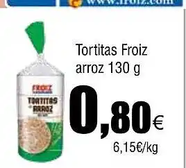 Cash FROIZ Tortitas Froiz arroz oferta