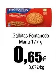 Cash FROIZ Galletas Fontaneda María oferta