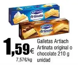 Cash FROIZ Galletas Artiach Artinata original o chocolate oferta
