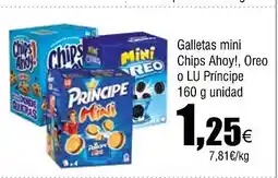Cash FROIZ Galletas mini Chips Ahoy! Oreo o LU Principe oferta