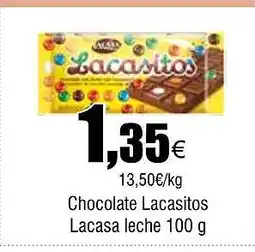Cash FROIZ Chocolate Lacasitos Lacasa leche oferta