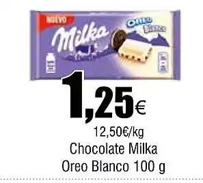 Cash FROIZ Chocolate Milka Oreo Blanco oferta
