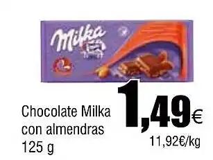 Cash FROIZ Chocolate Milka con almendras oferta