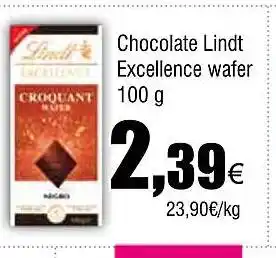 Cash FROIZ Chocolate Lindt Excellence wafer oferta