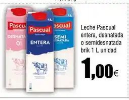 Cash FROIZ Leche Pascual entera, desnatada oferta