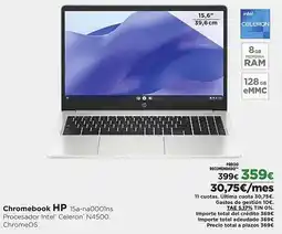 El Corte Inglés HP Chromebook oferta