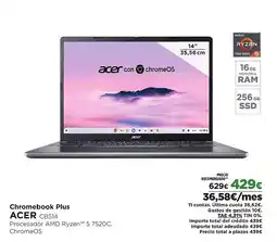 El Corte Inglés ACER Chromebook Plus CB514 oferta