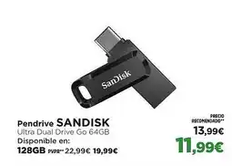 El Corte Inglés SANDISK Pendrive oferta