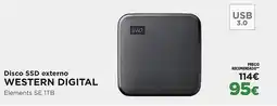El Corte Inglés WESTERN DIGITAL Disco SSD externo oferta