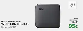 El Corte Inglés WESTERN DIGITAL Disco SSD externo oferta