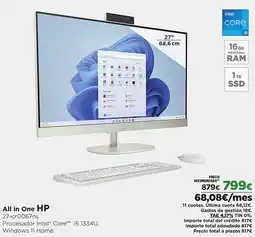El Corte Inglés HP All in One oferta
