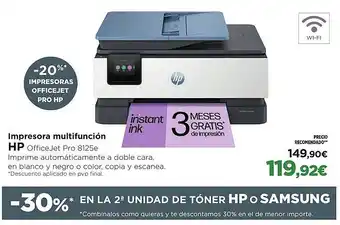 El Corte Inglés HP Impresora multifunción oferta