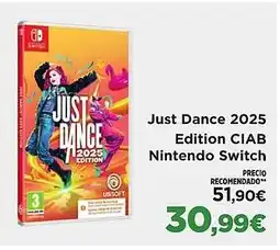 El Corte Inglés Just Dance 2025 Edition CIAB Nintendo Switch oferta