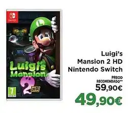 El Corte Inglés Luigi's Mansion 2 HD Nintendo Switch oferta