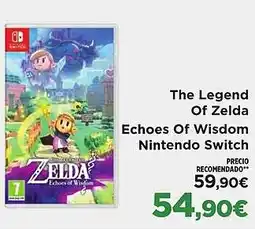 El Corte Inglés The Legend Of Zelda Echoes Of Wisdom Nintendo Switch oferta