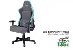 El Corte Inglés Silla Gaming My Throne oferta