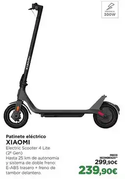 El Corte Inglés XIAOMI Patinete eléctrico oferta