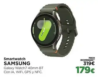 El Corte Inglés SAMSUNG Smartwatch oferta