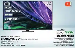 El Corte Inglés SAMSUNG Televisor Neo QLED 65" oferta