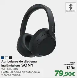 El Corte Inglés SONY Auriculares de diadema inalámbricos oferta