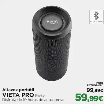 El Corte Inglés VIETA PRO Altavoz portátil Party oferta