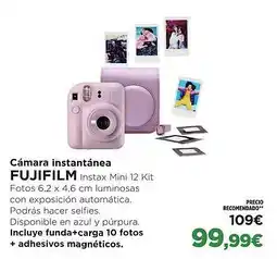 El Corte Inglés FUJIFILM Cámara instantánea oferta