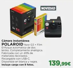 El Corte Inglés POLAROID Cámara instantánea oferta