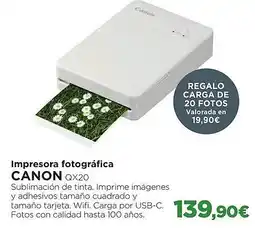 El Corte Inglés CANON Impresora fotográfica oferta