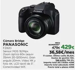 El Corte Inglés PANASONIC Cámara Bridge oferta