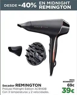El Corte Inglés REMINGTON Secador oferta