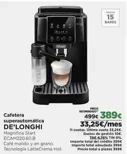 El Corte Inglés DE'LONGHI Cafetera superautomática oferta