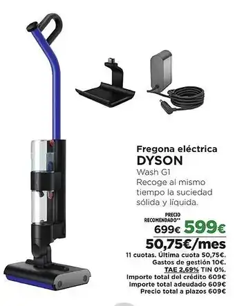 El Corte Inglés DYSON Fregona eléctrica oferta