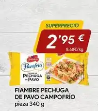 Minymas Campofrío - fiambre pechuga de pavo oferta