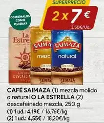 Minymas Saimaza - café oferta