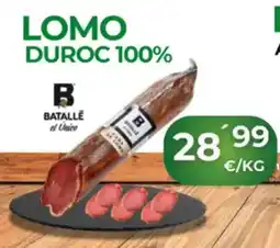 Quality Supermercados Duroc - lomo duroc 100% oferta