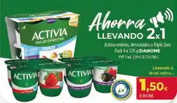 Spar Tenerife Danone - activia enteros, desnaturalo o triple zero oferta