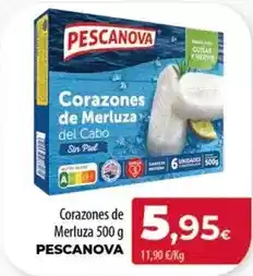 Spar Tenerife Pescanova - corazones de merluza oferta