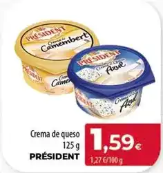 Spar Tenerife Président - crema de queso oferta