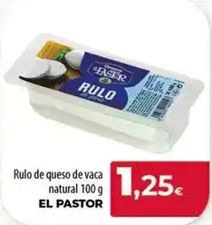 Spar Tenerife El pastor - rulo de queso de vaca natural oferta