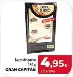 Spar Tenerife Gran capitán - tapas de queso oferta