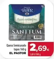 Spar Tenerife El pastor - queso semicurado tapas oferta