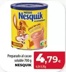 Spar Tenerife Nesquik - preparado al cacao soluble oferta