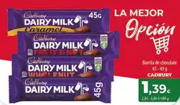 Spar Tenerife Cadbury - barrita de chocolate oferta