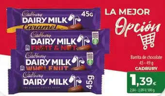 Spar Tenerife Cadbury - barrita de chocolate oferta