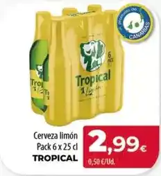 SPAR Lanzarote Tropical - cerveza limón oferta