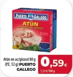 SPAR Lanzarote Puerto gallego - atun en ac/girasol oferta