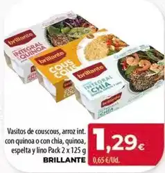 SPAR Lanzarote Brillante - vasitos de couscous, arroz int. con quinoa o con chia, quinoa, espelta y linoa oferta