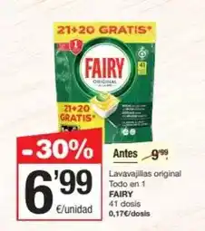 SPAR Fragadis Fairy - lavavajillas original todo en 1 oferta